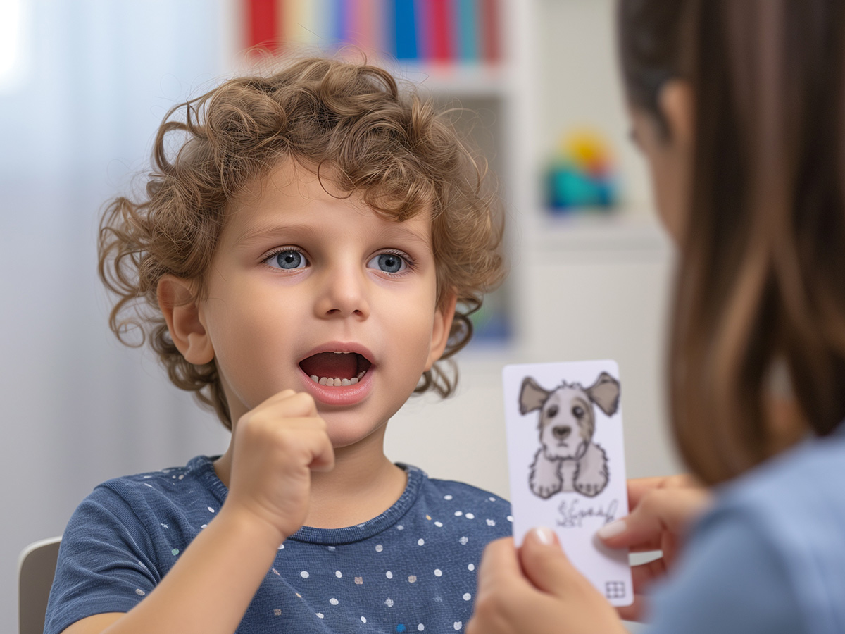 Kind bei Ergotherapie